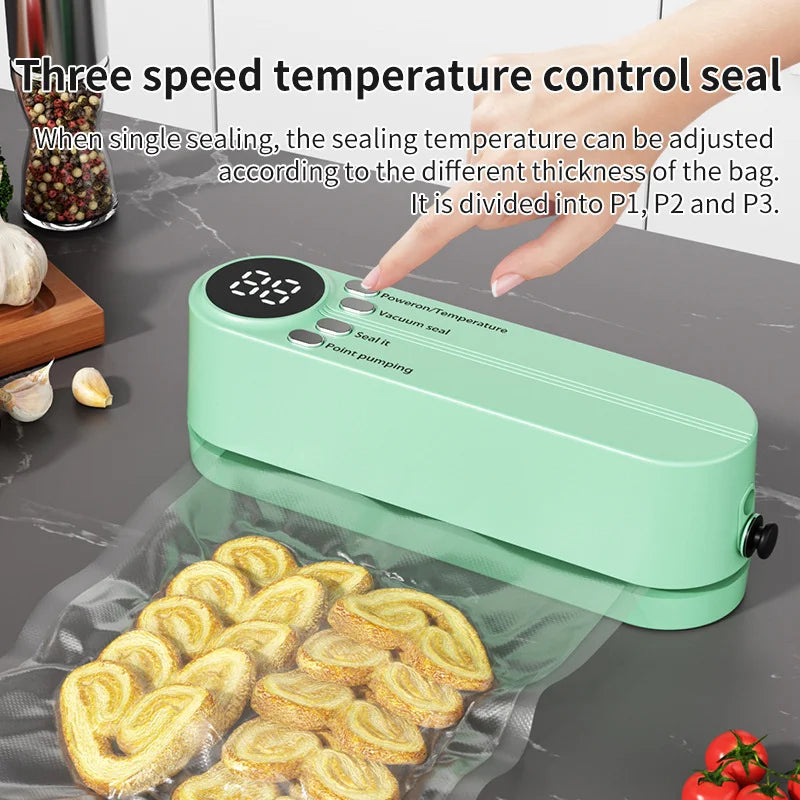 3-in-1 Vacuum Sealer – Seal, Vacuum & Pump in Seconds