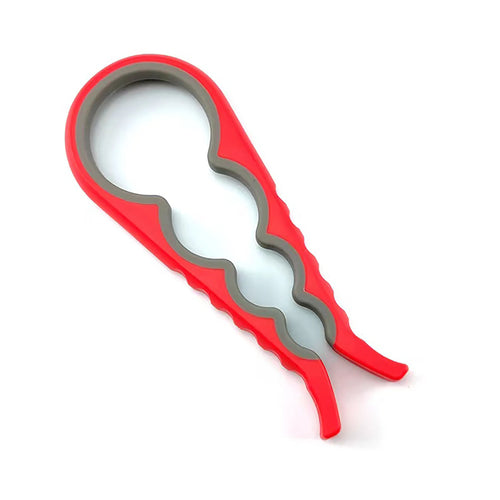 Red and gray kitchen tool on a white background